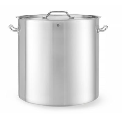 Vysoká nádoba na dušení - s víkem, HENDI, Budget Line, 98L, ⌀500x(H)500mm | 835104
